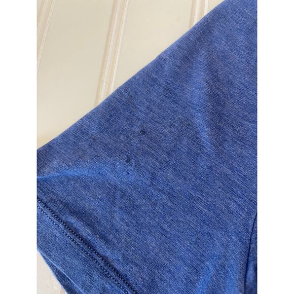 Lululemon Mens Polo Top Shirt Blue Lightweight Size Medium Large? READ - Picture 4 of 9